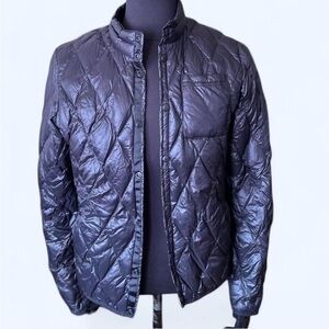 Men's Quilted Black Jacket